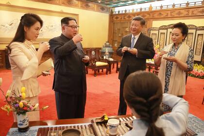 Los mandatarios compartieron varios momentos juntos