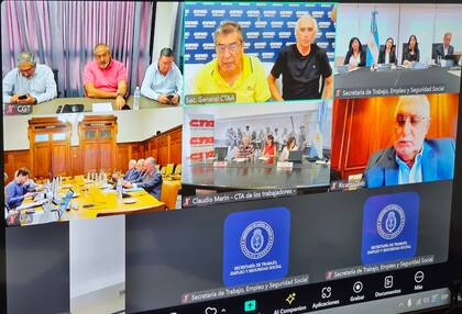 La reunión virtual del Consejo del Salario