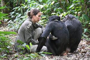 La revista Newsweek incluyó a Rebeca Atencia entre las veinte mujeres más inspiradoras para las nuevas generaciones
Foto: Fernando Turmo, JGI Congo