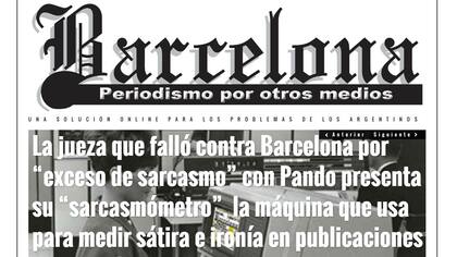 La revista publicó una sátira sobre la jueza Nóvile, que falló en su contra en el juicio de Cecilia Pando