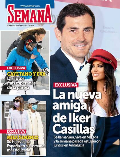 La revista Semana aseguró que Iker Casillas y Sara Denez son "amigos"