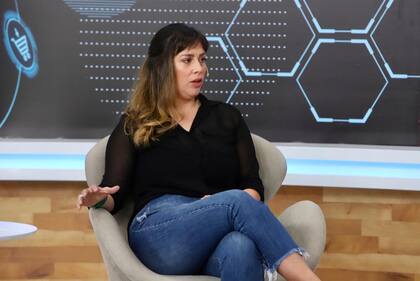 Micaela Sánchez Malcolm, secretaria de Innovación Pública (Jefatura de Gabinete), durante el encuentro organizado por LA NACION