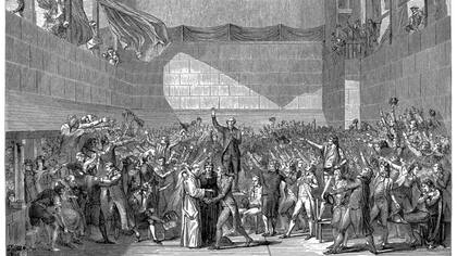 La Revolución Francesa dio origen a la terminología por la que conocemos el espectro político actual de izquierda y derecha