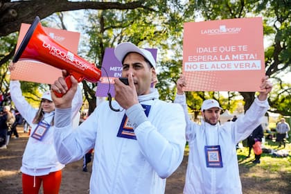 La Roche-Posay en la Maratón de Buenos Aires.