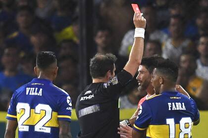 La roja para Pérez frente a Boca