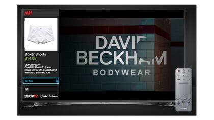 La ropa interior que usaba David Beckham en un aviso, lista para comprar