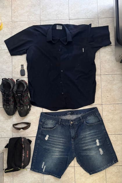 La ropa secuestrada en el allanamiento
