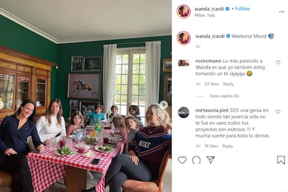 La rubia, además, tuvo un almuerzo con amigas