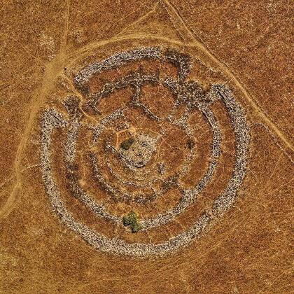 La Rueda de los Fantasmas se encuentra en los Altos del Golán y se originó hace 5000 años