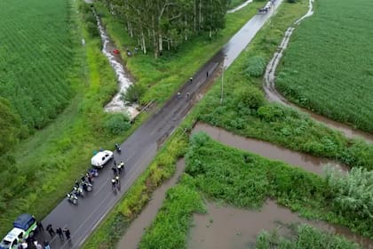 La ruta 303 permaneció cortada al tránsito durante más de dos horas.