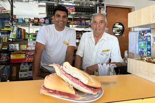 El sándwich que ofrecen los Di Tullio desde hace décadas