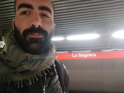 La Sagrera, la estación de metro cercana a su departamento en Barcelona.