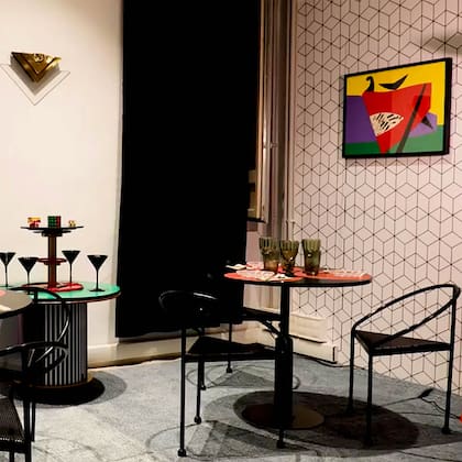 La sala ambientada en la década del 80