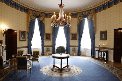 La Sala Azul de la Casa Blanca