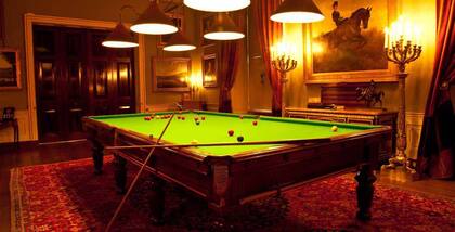 La sala de billar