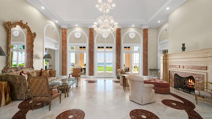 La sala de estar de Indian Springs, puro lujo y confort