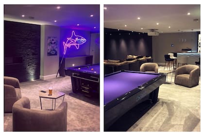 La sala de juegos de Stokely sorprende por la decoración