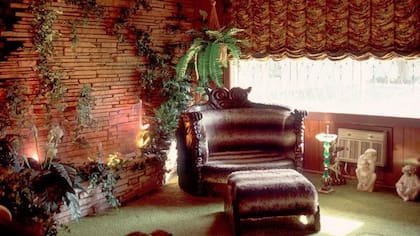 La Sala de la Jungla en Graceland, la mansión de Elvis