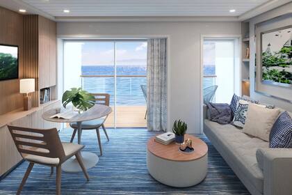 La sala de una de las propiedades flotantes. (Storylines)