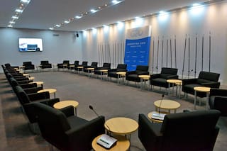 Los secretos del búnker donde debatirán los presidentes