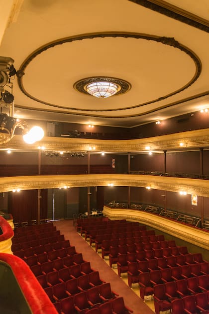 La sala del Teatro Español, en Azul.