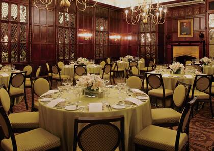 La sala Hay-Adams mantiene maderas originales de la casa de John Hay