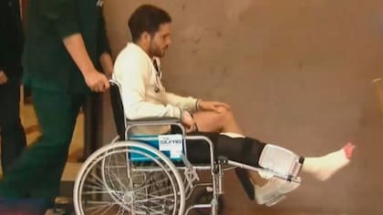 La salida de Gago del Sanatorio Agote