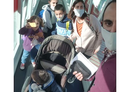 La salida en Ezeiza.