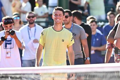 La satisfacción de Diego Schwartzman al retirarse en el ATP porteño