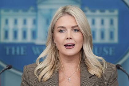 La secretaria de prensa de la Casa Blanca, Karoline Leavitt