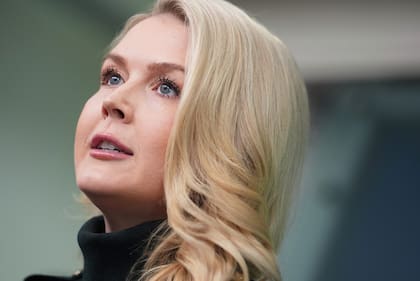 La secretaria de prensa de la Casa Blanca, Karoline Leavitt
