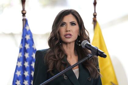 La secretaria de Seguridad Nacional de Estados Unidos, Kristi Noem.