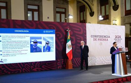 La secretaria de Seguridad y Protección Ciudadana de México, Rosa Icela Rodríguez Velázquez, reveló el nombre del supuesto piloto; el señalado negó las acusaciones