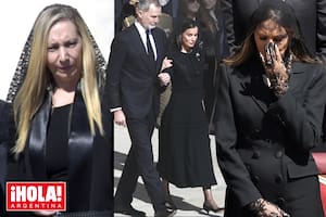 La secretaria general de la Presidencia argentina; Karina Milei, Felipe VI y Letizia, reyes de España; y Melania Trump, primera dama de los Estados Unidos, en el Vaticano.