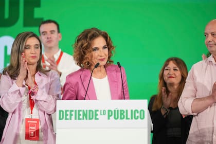 La secretaria general del PSOE-A y candidata a la Presidencia de la Junta de Andalucía, María Jesús Montero