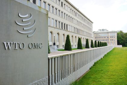 La sede central de la Organización Mundial Comercio (OMC), frente al lago Lemán, en Ginebra, Suiza