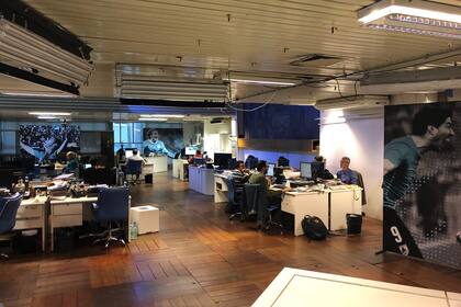 La redacción de El País en el centro de la ciudad de Montevideo