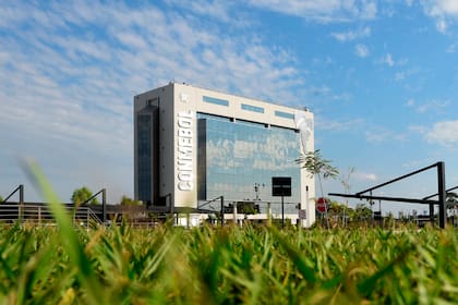 La sede de la Conmebol, en Luque, en el Gran Asunción (Paragauy)
