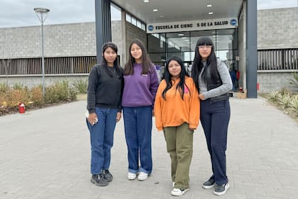 La sede de la Uno de Ciencias de Salud, en Merlo, está detrás del hospital Héroes de Malvinas, rodeada por un pastizal en las inmediaciones del río Reconquista