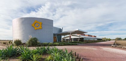 La sede de Los Grobo en Carlos Casares, en la provincia de Buenos Aires