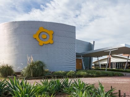 La sede de Los Grobo en Carlos Casares, en la provincia de Buenos Aires