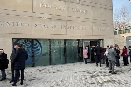 La sede del “Donald J. Trump Instituto de la Paz de Estados Unidos”, en Washington.