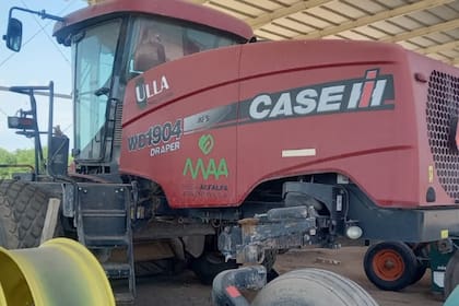La segadora marca CASE IH a la venta