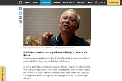 La segunda entrega de Panama Papers, en los diarios internacionales