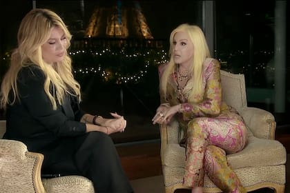 La segunda parte del encuentro entre Wanda Nara y Susana Giménez