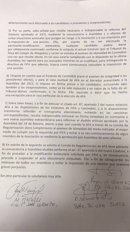 La segunda parte del pedido de River, San Lorenzo y River