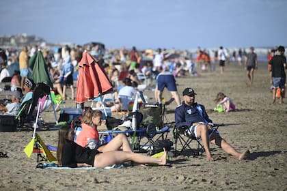 La segunda quincena de enero estuvo colmada en las playas de Pinamar