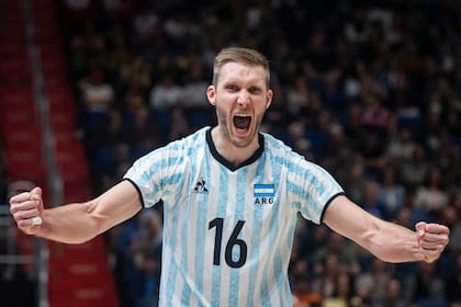 La selección argentina debutó en la VNL con un triunfazo ante Francia