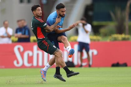 La selección argentina derrotó 4 a 1 a River en un amistoso informal disputado en Ezeiza