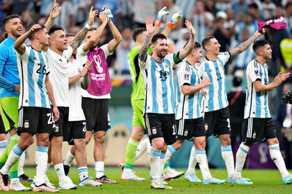 La selección argentina está segundo en el grupo C por diferencia de goles